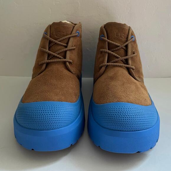 Ugg Neumel Weather Hybrid Boots Men's Size 8 in Chestnut Big Sky Blue Unisex NWT - Picture 4 of 13